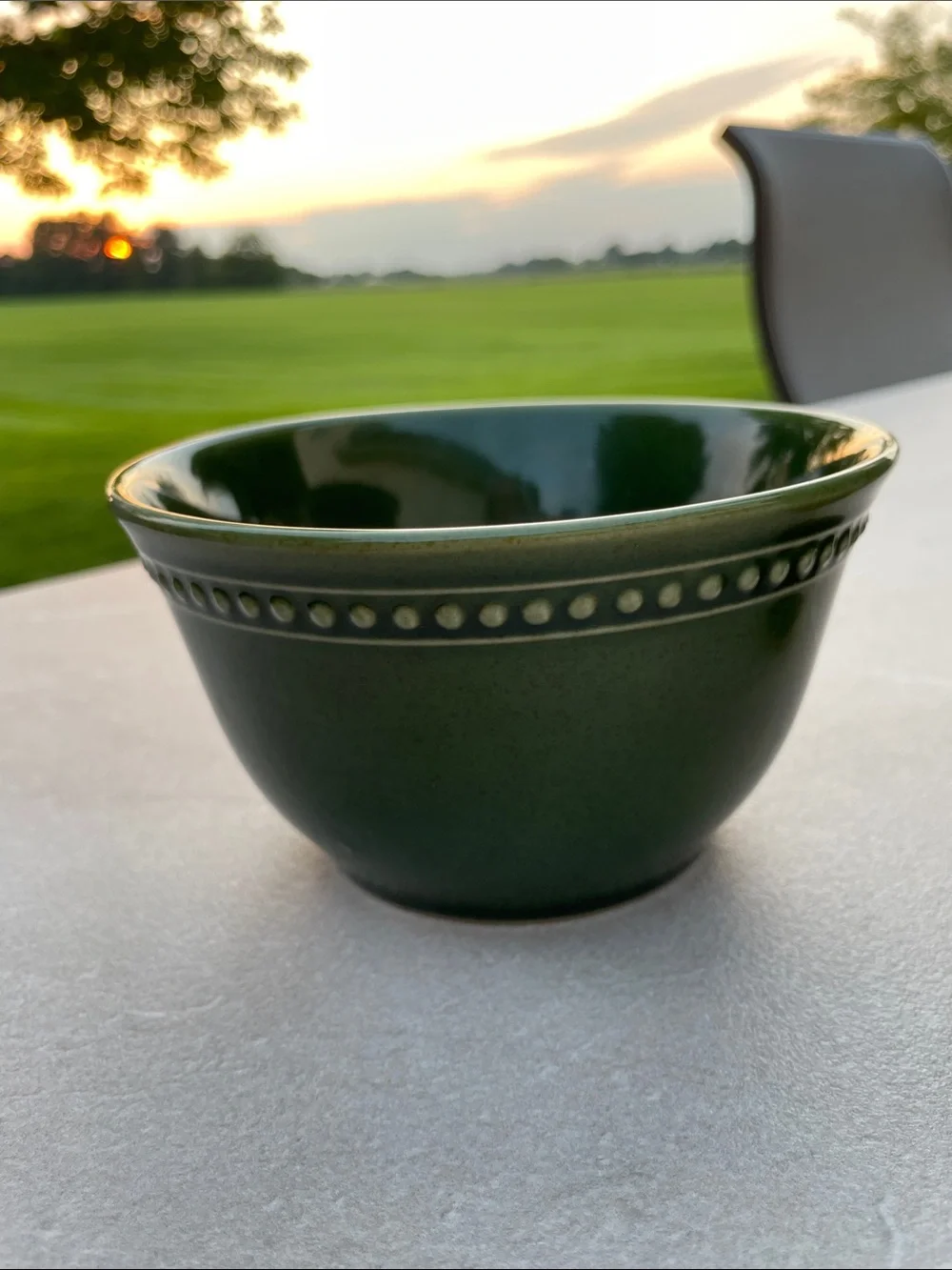 Pier 1 Imports ‘Spice Route Clove’ 4 Piece Stoneware Cereal Bowl Set-5” Diameter